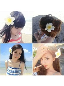 7pcs Chrysanthemum Flower Hair Clips, Lifelike Floral Decoration For Everyday Wear, School Stuff, Vacation Outfits Woman, Hair Accessories, Head Accessories, Hair Accessories For Women, Hairpin - Multicolor - View 2