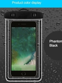 1 PC Trong Suốt màn hình cảm ứng điện thoại di động túi chống nước bơi trôi thiết bị lặn niêm phong - màu đen - Xem 5