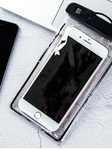 1 PC Trong Suốt màn hình cảm ứng điện thoại di động túi chống nước bơi trôi thiết bị lặn niêm phong - màu đen - Xem 4