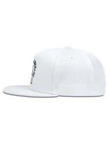 1 Mũ Nam Thêu Chữ Thường Ngày Nón Hip Hop Cho Cuộc Sống Hàng Ngày - trắng - Xem 3