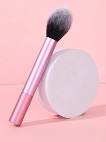 1pc Blush Brush For Applying Powder Blush On Cheeks To Sculpt And Define Your Face For A Refined Look,Foundation Brush,Concealer Brush,Blush Brush,Contour Brush,Blush Brush,Bronzer Brush,Powder Brush,Foundation Brush,Blush Brush - Pink - View 2