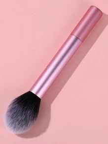 1pc Blush Brush For Applying Powder Blush On Cheeks To Sculpt And Define Your Face For A Refined Look,Foundation Brush,Concealer Brush,Blush Brush,Contour Brush,Blush Brush,Bronzer Brush,Powder Brush,Foundation Brush,Blush Brush - Pink - View 5