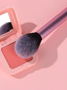1pc Blush Brush For Applying Powder Blush On Cheeks To Sculpt And Define Your Face For A Refined Look,Foundation Brush,Concealer Brush,Blush Brush,Contour Brush,Blush Brush,Bronzer Brush,Powder Brush,Foundation Brush,Blush Brush - Pink - View 6