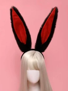 1 pezzo Fascia per costumi unisex orecchio di coniglio decorato carino per festa