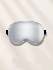Sleep Eye Mask,Portable Sleep Eye Pillow, 1Pc Polyester Reusable Eye Cover Eye Sheet Eye Patch - Silver - View 2