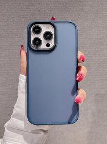 Étui de protection en acrylique mat et rigide compatible avec 17 Pro Max/17 Pro/17 Air/17/16/16 Pro Max/16 Plus/16 Pro/16E/15/15 Pro Max/15 Pro/15 Plus/11/12/13/14 Pro Max/XS/XR/11 Pro/11 Pro Max/12 Pro/12 Pro Max/13 Pro/13 Pro Max/14 Pro/14 Pro Max, design renforcé