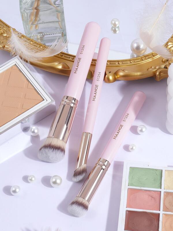 3pcs Professional Makeup Brush Set,Powder Brush,Concealer Brush