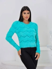 Women Sweaters - Xanh đậm - Xem 1