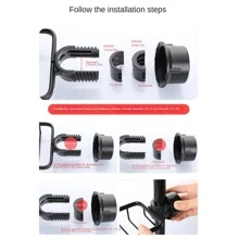 Kitchen Faucet Storage Rack - Black - View 6