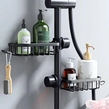 Kitchen Faucet Storage Rack - Black - View 2