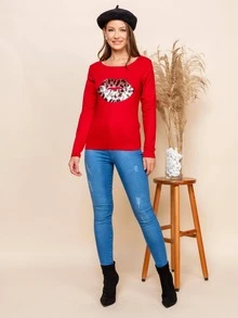 Women T-Shirts - Đỏ - Xem 2