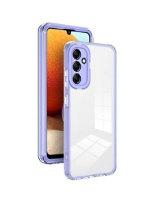 Mirror Transparent 3-In-1 Phone Case - Purple - View 1