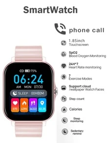 Relojes Inteligentes Luminoso Casual Deportivo - Rosa - Ver 2