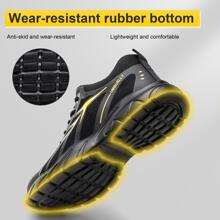 男士鋼頭安全鞋防砸耐壓耐折疊透氣舒適防滑防刺穿輕便保護腳趾時尚休閒工地防護