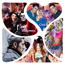 Temporary Hair Color Wax With Dye Brush, Instant Natural Hairstyle Cream 4.23 Oz, Disposable Coloring Mud For Men Women, Grey Styling Pomades, Party Cosplay DIY Halloween - Groen - Bekijken 6