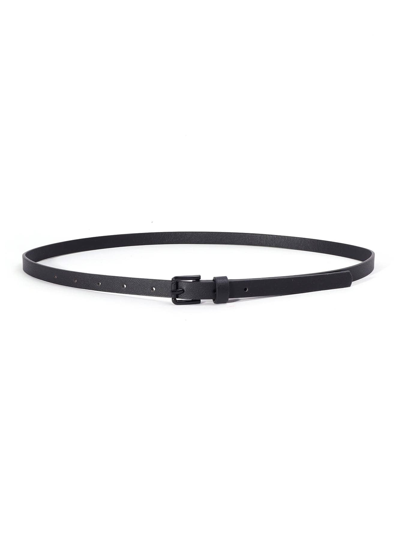 1pc Women Square Buckle Fashion Versatile Skinny Belt For Dress Decoration Summer, School