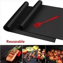 1/2/4 pièces Tapis de cuisson réutilisables et antiadhésifs de 33 x 40 cm - 0,2 mm, cuisinez comme un pro