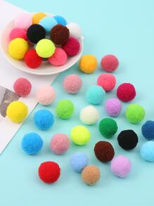 30 Quả Bóng Pompom Nhiều Màu 3Cm (Lông & Lông Thú) Dành Cho Đồ Chơi Cho Mèo Tự Làm, Trang Trí Nhà Cho Thú Cưng - Nhiều màu - Xem 2