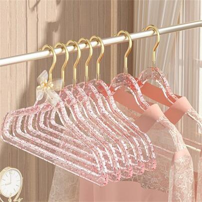 10pcs/set PS Hanger, Modern Non Slip Clothes Hanger For Home