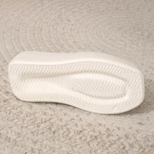 de moda Chanclas para blanco con banda única de plástico Zapatillas