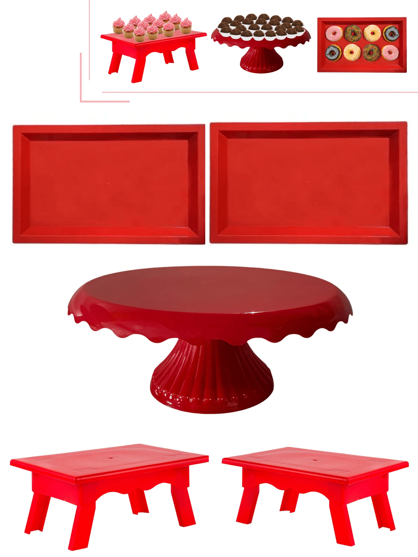 Stands - Red - View 1