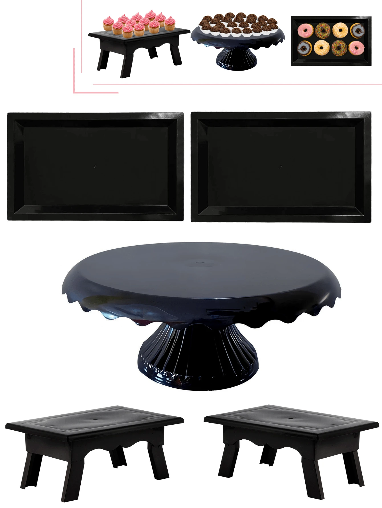 Stands - Black - View 1