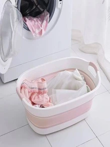 1pc Foldable Baby Bathtub - Multicolor - View 1