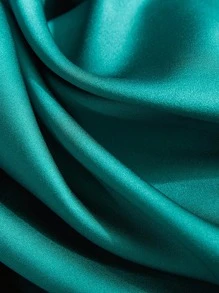 Rèm chắn sáng một bảng màu trơn, Rèm chắn sáng đơn bảng màu trơn đơn giản cho phòng ngủ và phòng khách - Màu xanh lá cây đậm - Xem 5