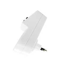 Electrical Sockets & Plugs Adaptors - White - View 3