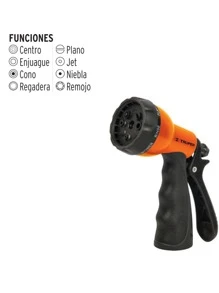 Pistola Plastica Recubrimiento 9 Funciones Truper pr-409