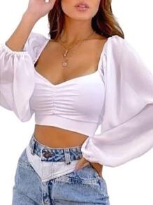 Women Tops - trắng - Xem 4