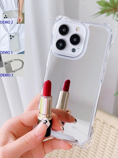 Four-cornered Shockproof Mirror Phone Case Compatible With Iphone 13 Pro Max