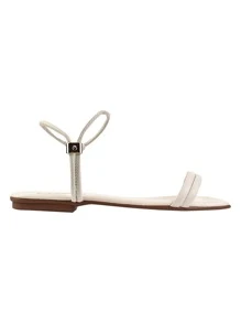 Women Flat Sandals - trắng - Xem 3