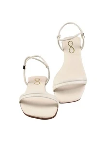 Women Flat Sandals - trắng - Xem 4