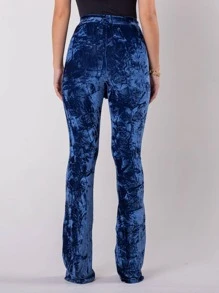 Women Pants - 藍色 - 查看 2