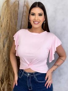 Women T-Shirts - 淺粉色 - 查看 1