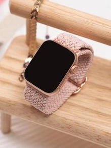 1 件粉色樱花男式女式尼龙环表带兼容 表带兼容 42 毫米 38 毫米 40 毫米 41 毫米 44 毫米 45 毫米 46 毫米 49 毫米时尚智能手表替换表带适用于系列 Ultra2 Ultra SE2 SE 11 10 9 8 7 6 5 4 3 2 1 适合女性男性作为送给返校学生的礼物