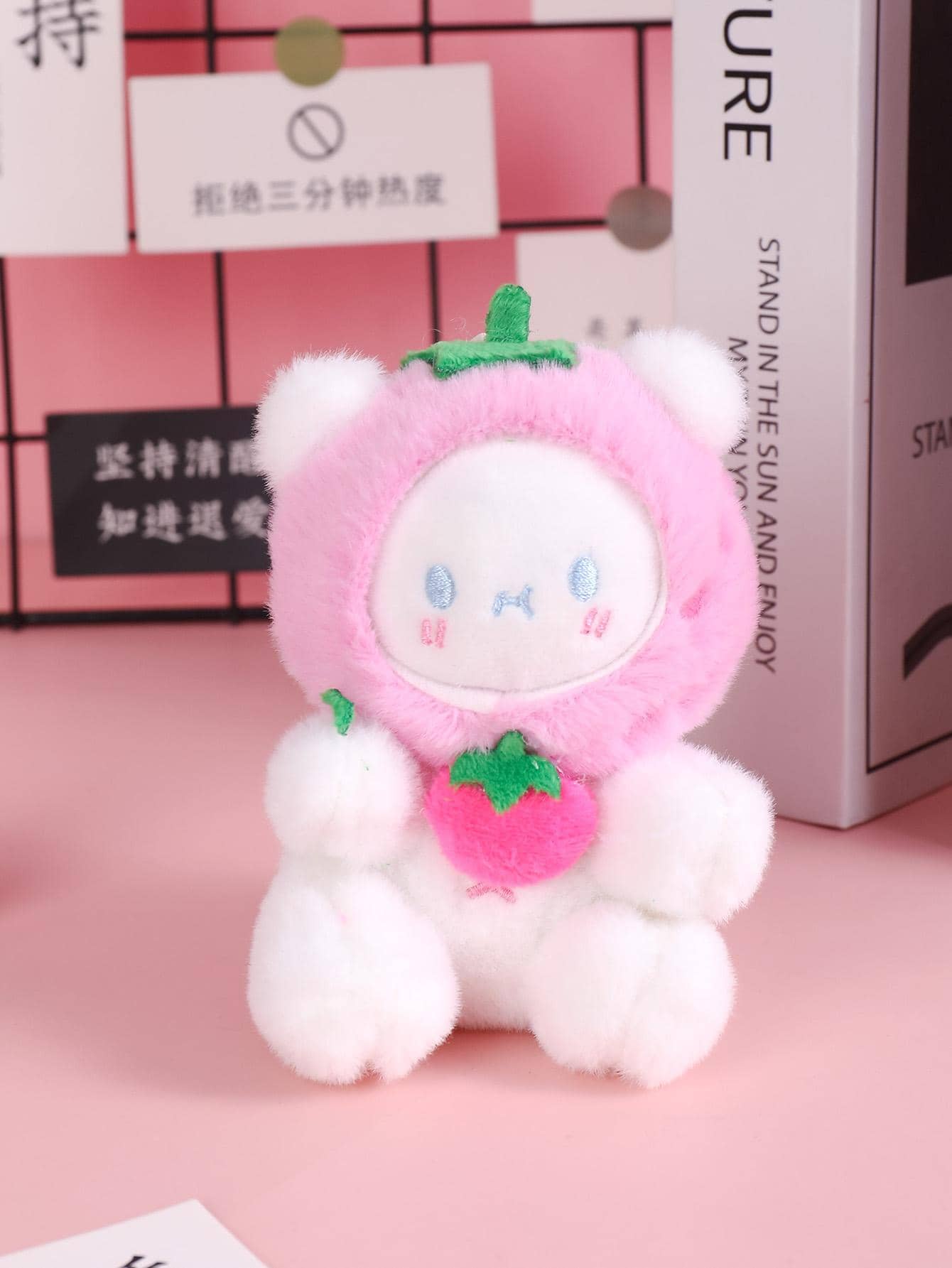 1入組女士卡通熊吊飾可愛鑰匙圈日常裝飾 - 彩色 - 查看 1