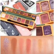 Lameila Makeup Eyeshadow Palette 8 Colors - 綠色 - 查看 2