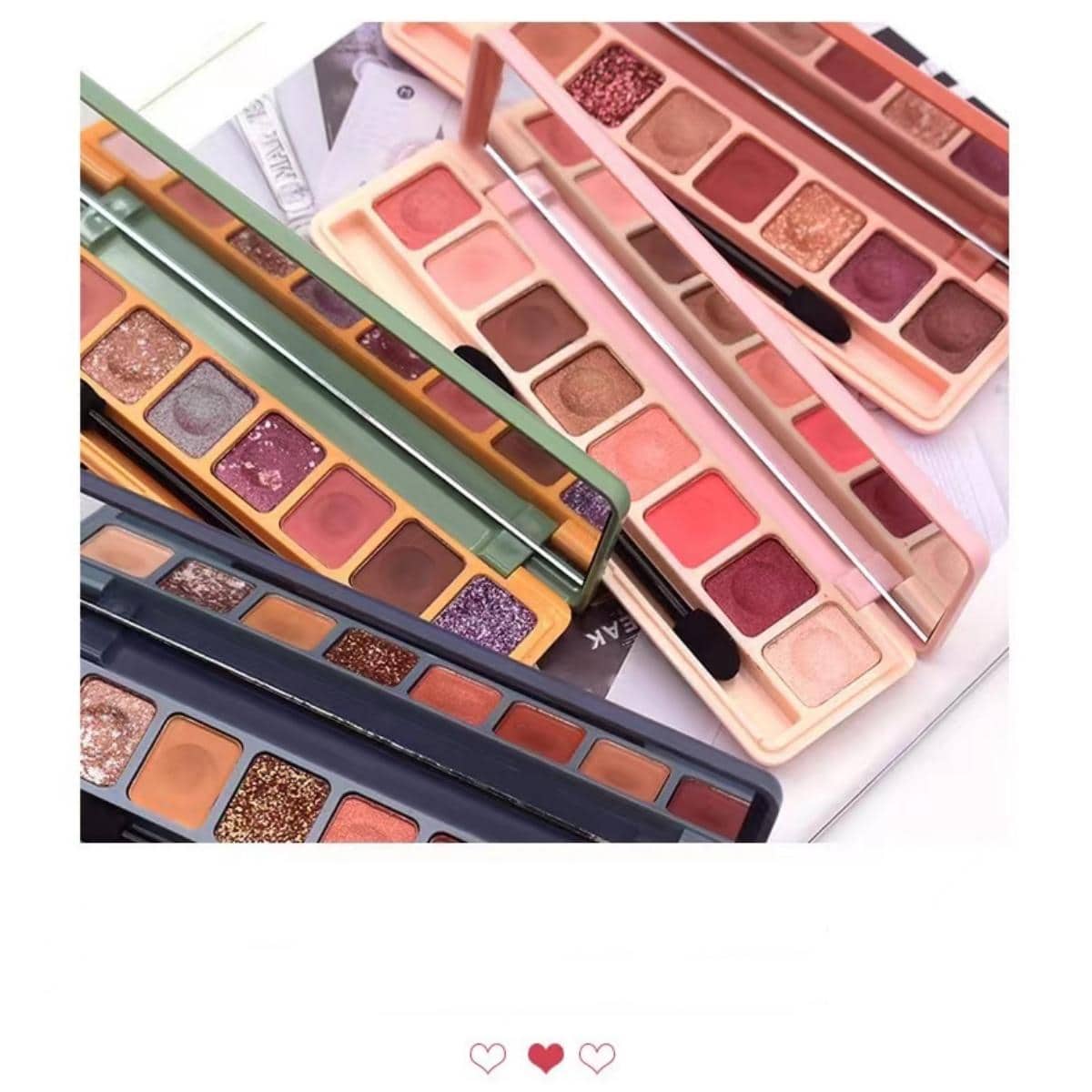 Lameila Makeup Eyeshadow Palette 8 Colors - màu xanh lá - Xem 3