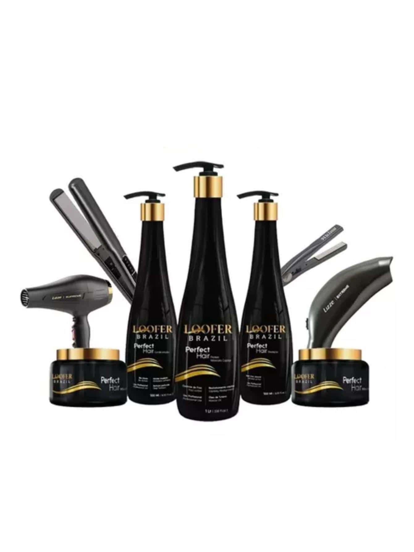 PICOOL Hair Shampoo Perfect Hair Brazilian Loofer Shine - 黑色 - 查看 4