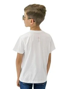 Playera Para Niño Cambia De Color Con El Sol Y Obscuridad - Blanco - Ver 4