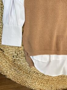 Women Knit Tops - Albaricoque - Ver 3