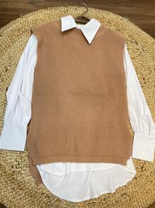 Women Knit Tops - Albaricoque - Ver 2