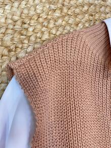 Women Knit Tops - Albaricoque - Ver 4
