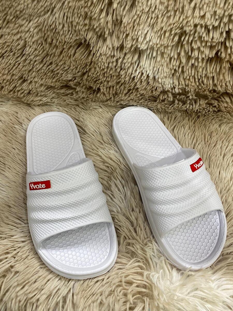 Men Flip Flops & Slides - White - View 1