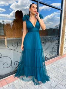 Women Dresses - 水鴨藍 - 查看 1