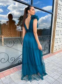 Women Dresses - 水鴨藍 - 查看 2