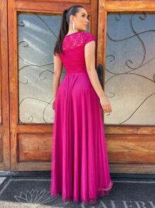 Women Dresses - 玫瑰紅 - 查看 2