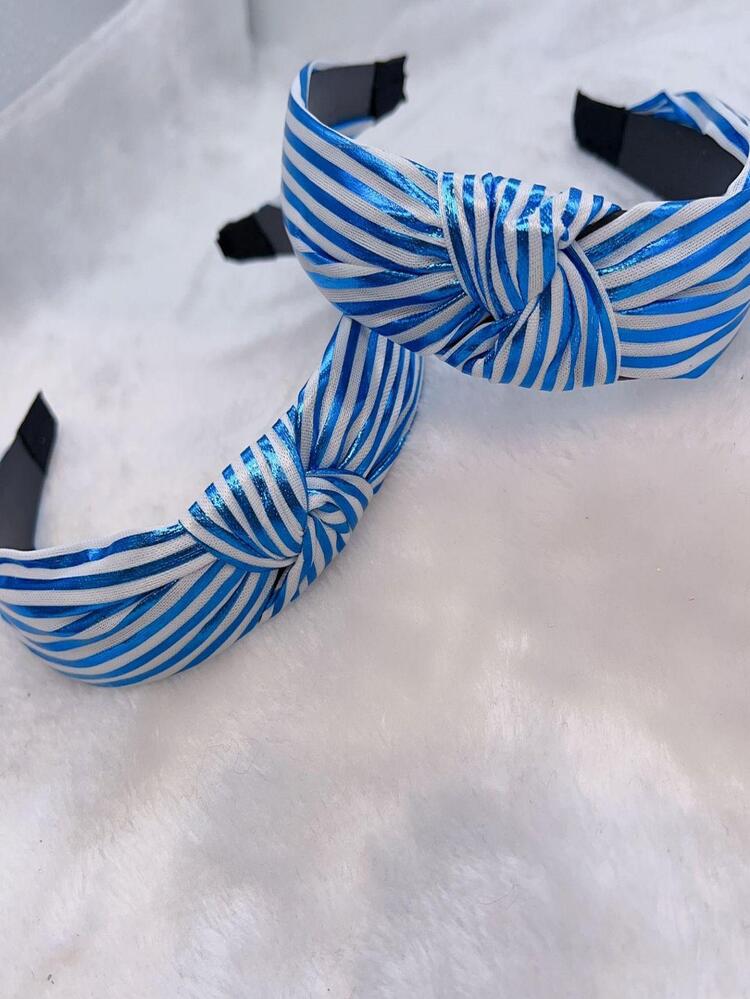 Headbands - Blue and White - View 1